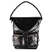 Baccini sac portés épaule hobo - Reina - cuir noir