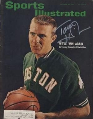 Tommy Heinsohn (Boston Celtics) autographed Sports Illustrated Magazine