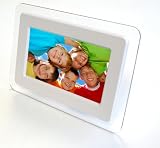 Electronics : Flix 7" Digital Photo Frame Stylish - White