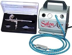 MASTER AIRBRUSH MODEL G22 AIRBRUSHING SYSTEM WITH AIRBRUSH-DEPOT TC-60 AIR COMPRESSOR W/SMALL STORAGE TANK