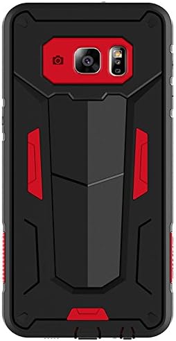 Galaxy S6 Edge+ shockproof Case , SeeKoo(TM) NILLKIN Defender 2 case Cover PU TPU back cover for Samsung Galaxy S6 Edge PLUS (Red)