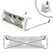 Portable Polycarbonate Clear Laptop Cooling Lift with Increased Airflow Technology - for Toshiba Mini NB100 / NB205 Works with 8.9-inch to 12.9-inch Netbooks **Includes Lens Cleaning Kit