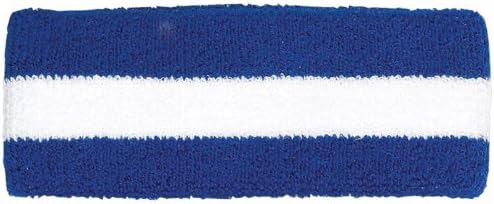 Striped Cotton Terry Cloth Moisture Wicking Head Band