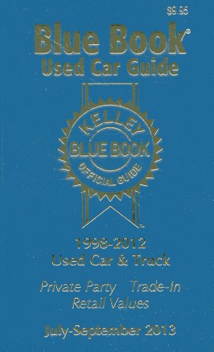 kelley blue book used car guide july sept 2013