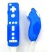 Nintendo Wii Remote and Nunchaku Controller Version 2.0 Super Grip Dark Blue Silicone Skin Case Cover (Remote and Nunchaku NOT Included)