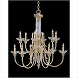 Princeton Twelve Light Chandelier Finish: Aged Brass