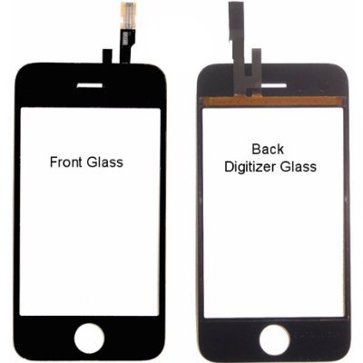 Apple iPhone 3g Glass Screen + Digitizer + Adhesive Lens Cover