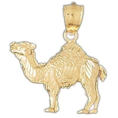 Cheap Girls Jewelry Dazzlers Solid 14k Gold Camel Charm Pendant Available in three colors from jewelsberry (weights: 3.5 grams only) For Sale