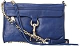 Rebecca Minkoff Mini MAC Convertible Cross-Body Handbag,Navy,One Size
