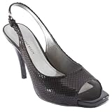AK Anne Klein Women's Amber Peep Toe Slingback
