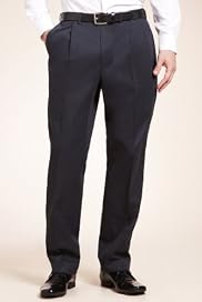 Supercrease® Summer Weight Pure Cotton Single Pleat Trousers [T18-6400-S]