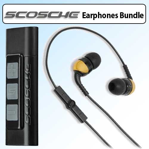 Scosche IDR650M Dynamic Range Earphones with TapLINE Control Technology