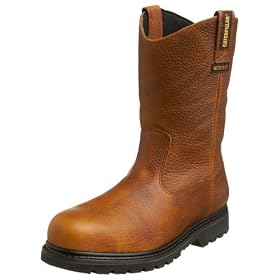 Caterpillar Mens Edgework Pull-On Waterproof Steel Boot by Caterpillar