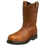 Caterpillar Men's Edgework Pull-On Waterproof Steel Boot,Mahogany,7.5 M US