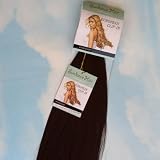 20″ CLIP IN HAIR EXTENSIONS – SYNTHETIC THERMOFIBER – COLOR 2 DARKEST BROWN