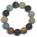 16mm Natural Amazonite Beaded Stretch Bracelet, 7