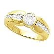 14K Yellow Gold Diamond Engagement Ring - 1.05 Ct.