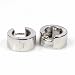 Jewelry : Sterling Silver Huggie Hoop Earrings - Size: 7mm x 12mm