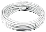 Wentronic Koaxial Kabel Set 2x F-Stecker T&uuml;lle 2x geschirmt 10m