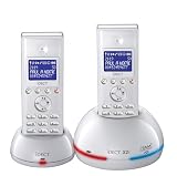iDect X2i Twin Digital Cordless Telephone With Answer Machine - White