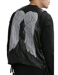 From Amazon.com. Click for details:
 Apparel: XCOSER Mens Daryl Dixon Vest with Wings PU Leather Jacket Costume Black L - xcoser Apparel: XCOSER Mens Daryl Dixon Vest with Wings PU Leather Jacket Costume Black L - xcoser