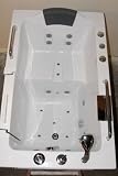 Walk-in Tub Acrylic ETL(US/Can) Certified, Air/Water Massage, Thermostatic Control Faucet, Waterfall Spout, Ozone sterilization, Bi-folding Easy Access Door - new tub, needs seal repair - handy mans special (52 x 31 1/2 x 37 1/2)