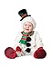 InCharacter Costumes Baby's Silly Snowman Costume, White/Red/Black/Red, Small (6 Months-2 Years)