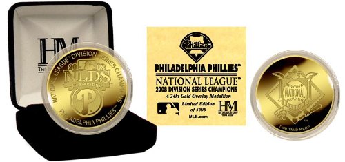 Buy PHILADELPHIA PHILLES '08 NLDS CHAMPIONS 24KT GOLD COIN by No manufacturer