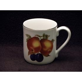 Buy Royal Worcester Evesham Gold Mug Pear Damson