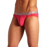 2(x)ist Mens Neon Sport Brief, Hibiscus, Large