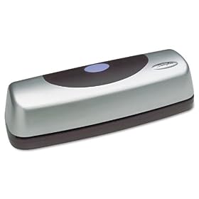 Swingline Electric Portable Desktop 3 Hole Punch, 15 Sheet Capacity, Silver (A7074515)