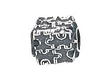 Zable(tm) Sterling Silver Autism Puzzle Bead / Charm