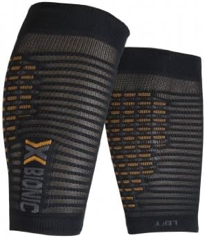 X-Bionic Spyker BQ-1 calf guards black/orange