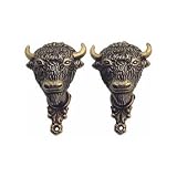 Denix Sword Hanger Brass Buffalo Head