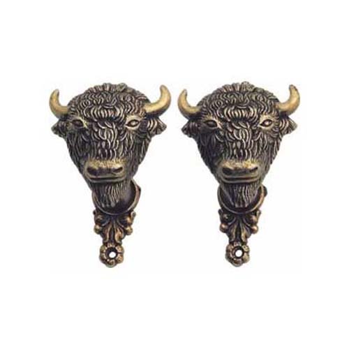 Denix Sword Hanger Brass Buffalo Head