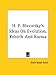 Book H. P. Blavatsky's Ideas On Evolution, Rebirth And Karma