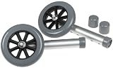 Medline 5" Walker Wheels for 2 Button Walker