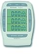 Triple timer and clock kitchen timer