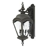 Quoizel AMA8752TB Amalfi 31-Inch Jumbo Wall Lantern with Terra Bronze Finish