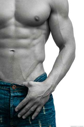Produkt-Bild: Poster Jeans Boy - Gr&ouml;&szlig;e 61 x 91,5 cm - Mann Maxiposter