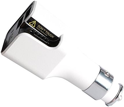 Fishidea® Dual USB Car Charger + Car Air Purifier 10w USB Car Charger with 2-port Rapid USB for Iphone, Ipad Air 2, Samsung (White)