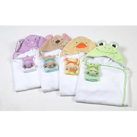 Animal Hooded Towel - Bobbi Bear