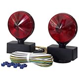 Auxiliary Tow Light Kit, Two magnet-mount warning lights, with harness