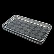 Apple iPhone 4 (NOT 4S) (AT&T) Crystal Silicone Skin Case Transparent Check Pattern