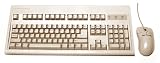 KeyTronic 104 PS2 Keyboard with PS2 Optical 2-Button Scroll Mouse Combo