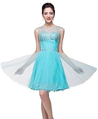  Open-Back Beaded Cocktail Short Cap Sleeves Evening Dress/Homecoming Dress/Prom Dress/Party Dress/Wedding Dress  With Pearls