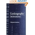 Lexicography: An Introduction