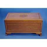 Antique Teak Oriental Blanket Box by 