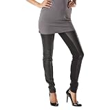Mossimo® Black: Women's Faux Leather Legging - Black M