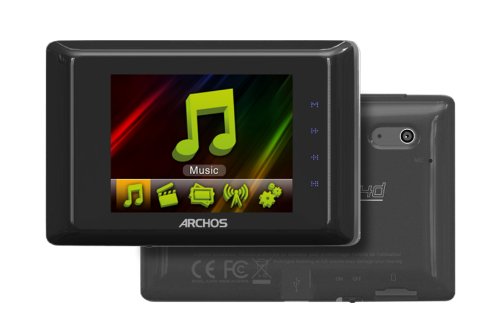Archos 24d Vision Tragbarer MP4 Player 4GB (6,1 cm (2,4 Zoll) TFT QVGA, MP3/FM, 0,3 Megapi Preisvergleich